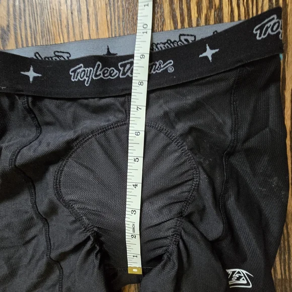 Troy Lee Designs Padded Cycling Chamois Liner Shorts Black Mens 28 Runs Small - Picture 5 of 8